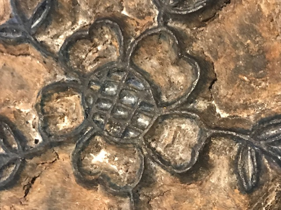 TOKAT YAZMA AHŞAP EL YAPIMI BASKI KALIBI OSMANLI MOTİF 