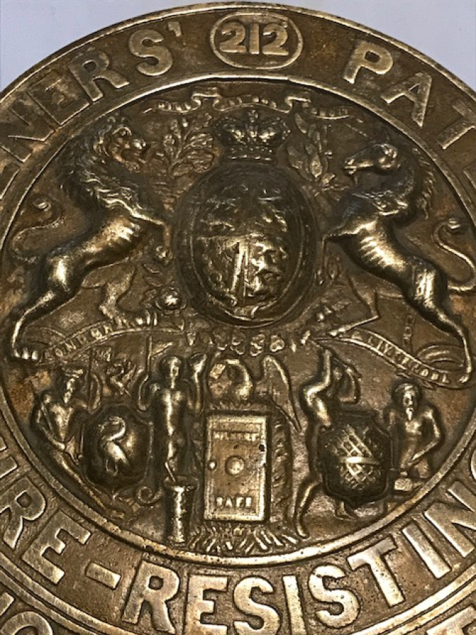 PİRİNC KASA ARMASI MILNERS 212 PATENT  FIRE RESİSTING STRONC HOLDFAST SAFE 