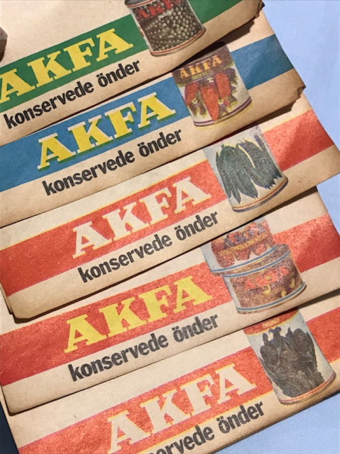 AKFA KONSERVEDE ÖNDER REKLAMLI BAKKAL NOT DEFTERİ FARKLI RESİMLİ 26 SAYFA