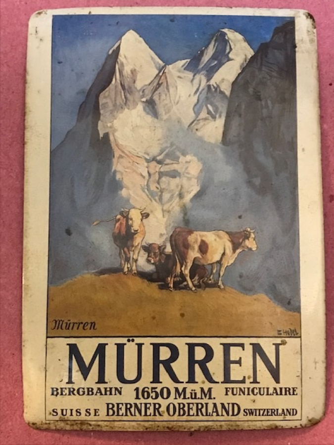 MÜRREN BERGBAHN  1650 MÜM  FUNICULAIRE  SUISSE BERNER OBERLAND SWITZERLAND TENEKE  KARTPOSTAL