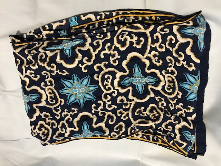 İPEK VAKKO TÜRK HAVA YOLLARI HOSTES FULAR OSMANLI MOTİFLER 