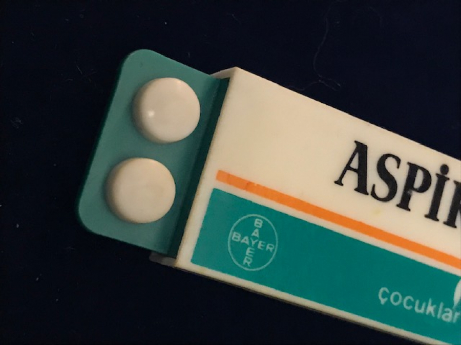 BAYER ASPİRİN KUTUSU ANAHTARLIK