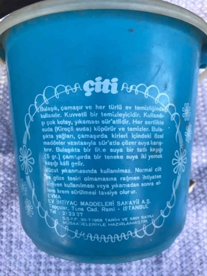 KREM DETERJAN ÇİTİ BULAŞIK KREM TEMİZLEME KREMİ KOVASINDA