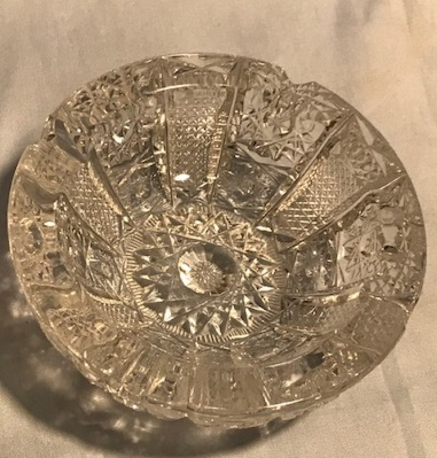 KIRISTAL BİLLÜR CAM KÜLLÜK  10 CM CAP 4 CM YÜKSEKLİK