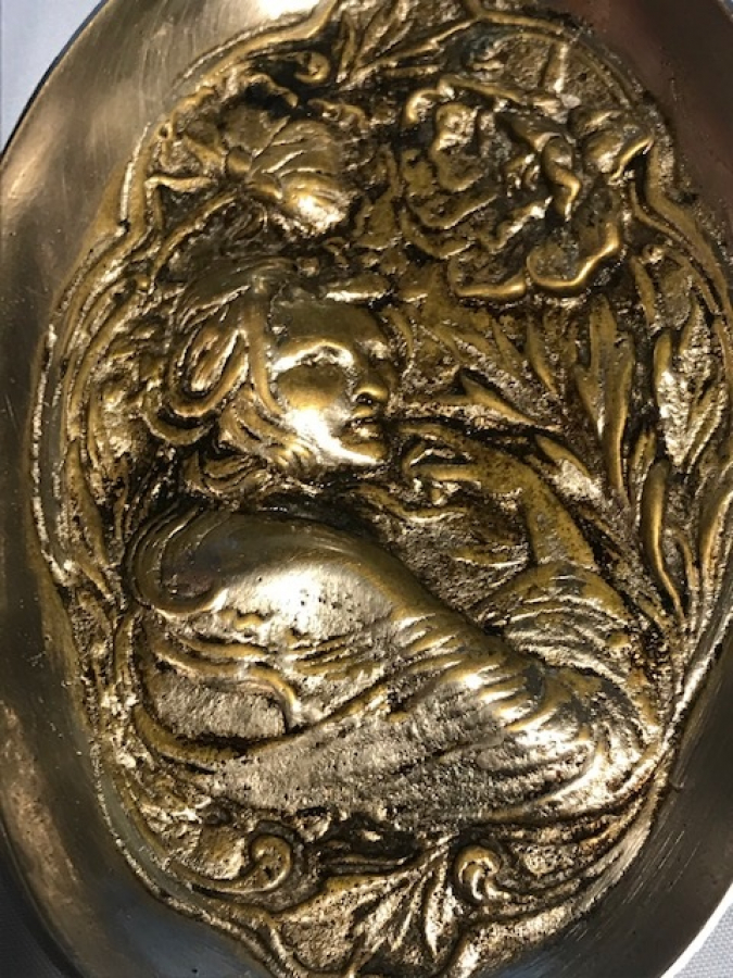 PİRİNC DÖKÜM ROLYEF CALIŞMALI KÜLLÜK 8.5  X 12.5 ÖLCÜLERİNDE