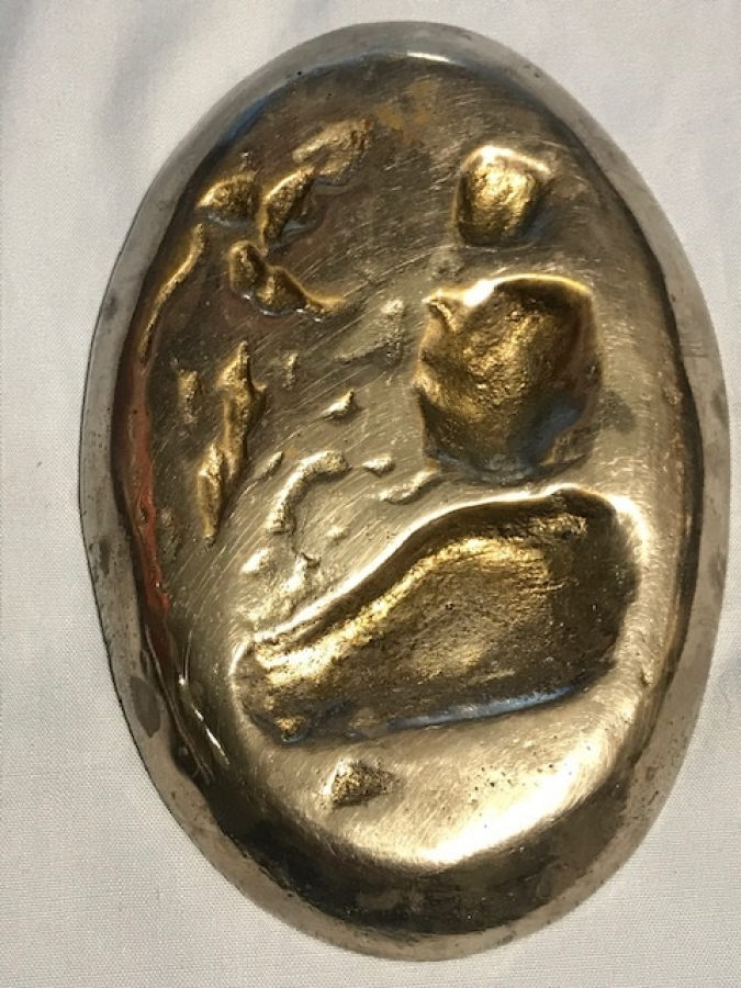 PİRİNC DÖKÜM ROLYEF CALIŞMALI KÜLLÜK 8.5  X 12.5 ÖLCÜLERİNDE