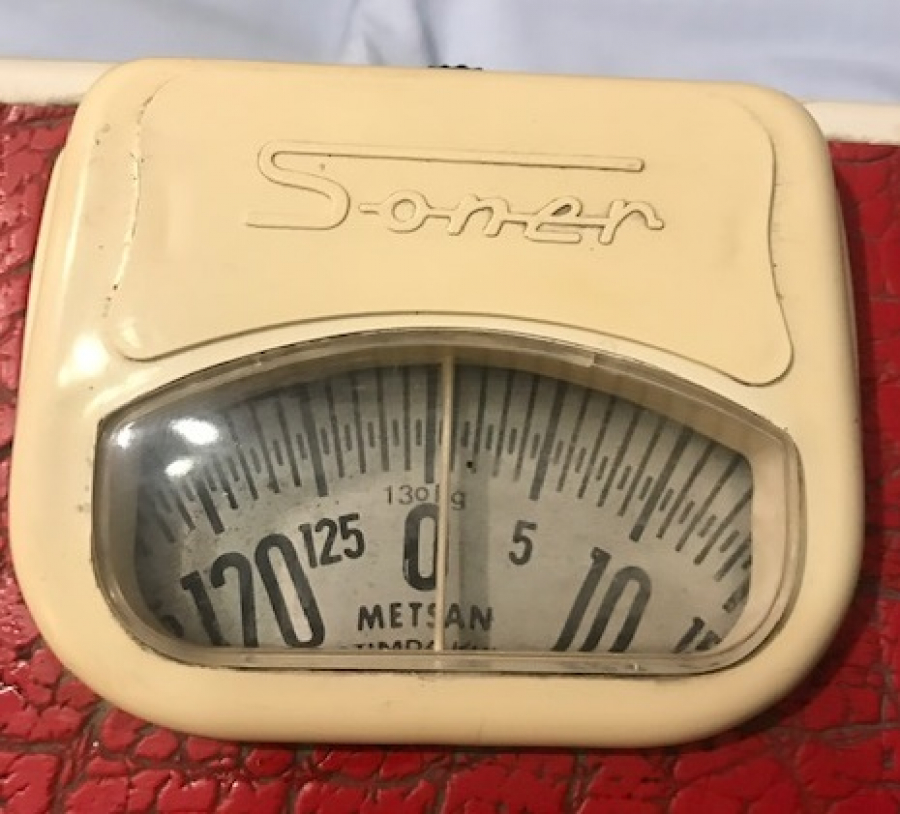 YERLİ METAL YAYLI MEKANİK SONER METSAN  BASKUL TARTI TERAZİ 130 KİLOYA KADAR TARTAR