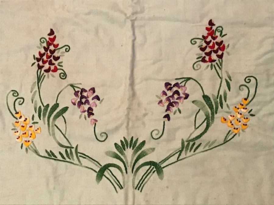 NAMAZLIK SECCADE KANEVİCE EL İŞLEMELİ GELİN  CEYİZ SECCADESİ