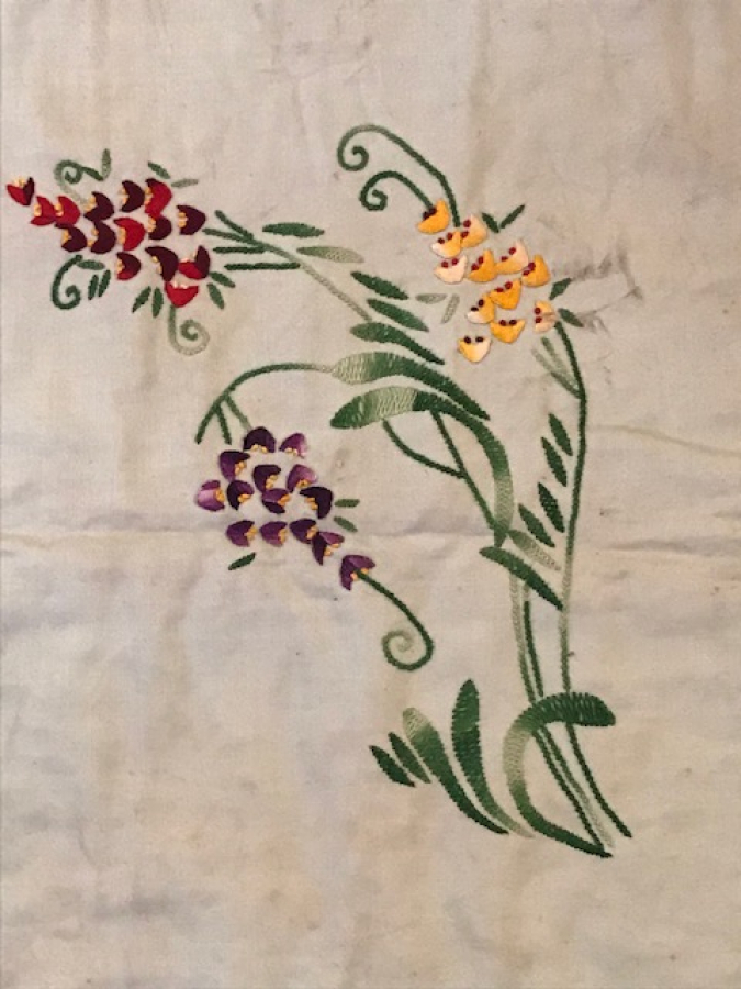 NAMAZLIK SECCADE KANEVİCE EL İŞLEMELİ GELİN  CEYİZ SECCADESİ