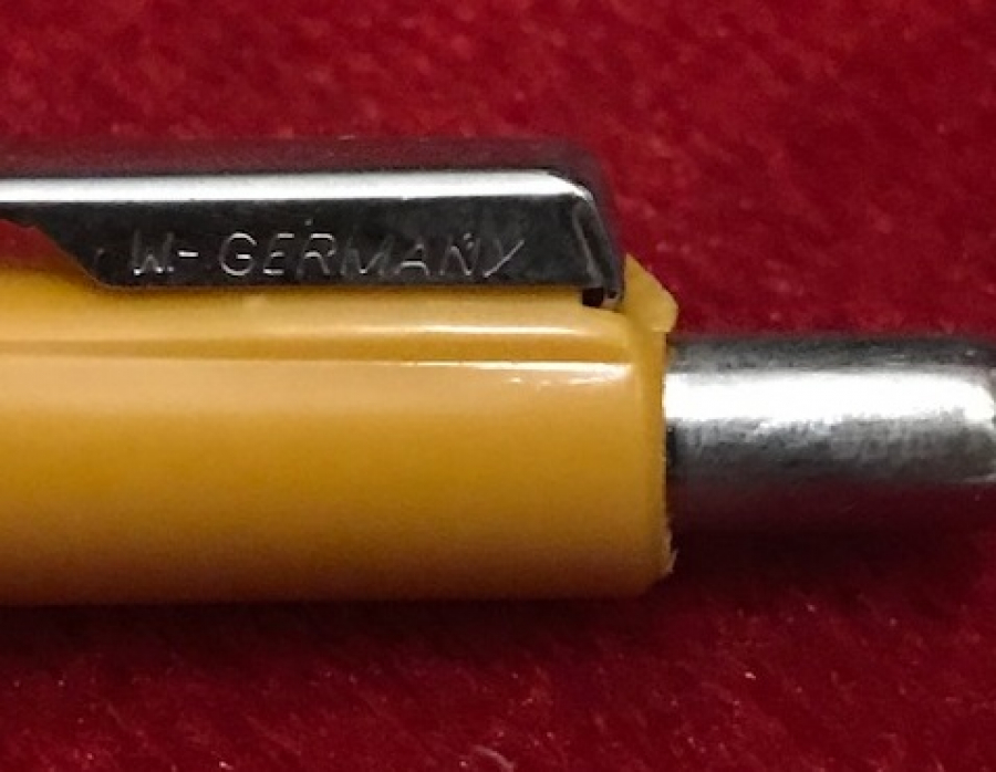 TURK HAVA KURUMU  SARI RENK MİKA OTOMATİK TUKENMEZ KALEM