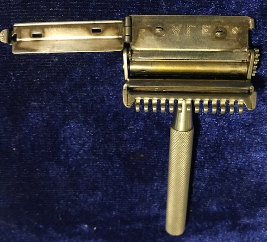 1930 VALET AUTO STROP SAFETY RAZOR MEKANİK JİLET TRAŞ MAKİNESİ SERİ NOLU İNGİLİZ MALI