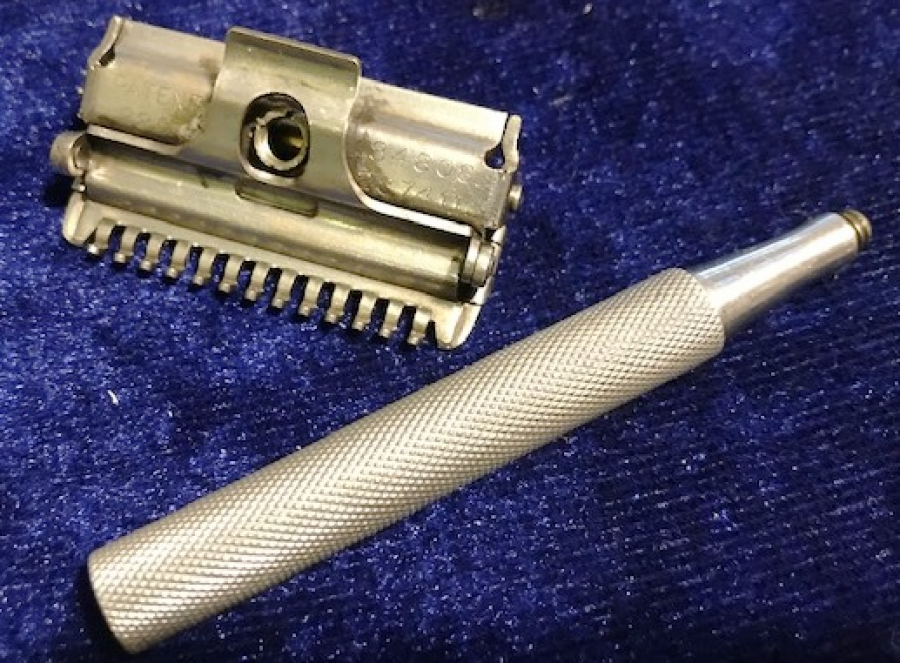 1930 VALET AUTO STROP SAFETY RAZOR MEKANİK JİLET TRAŞ MAKİNESİ SERİ NOLU İNGİLİZ MALI