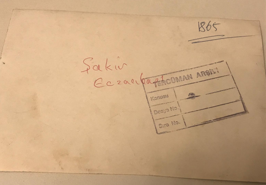 ŞAKİR ECZACIBAŞI SİYAH BEYAZ ORJİNAL FOTOGRAFI 18 X 12 