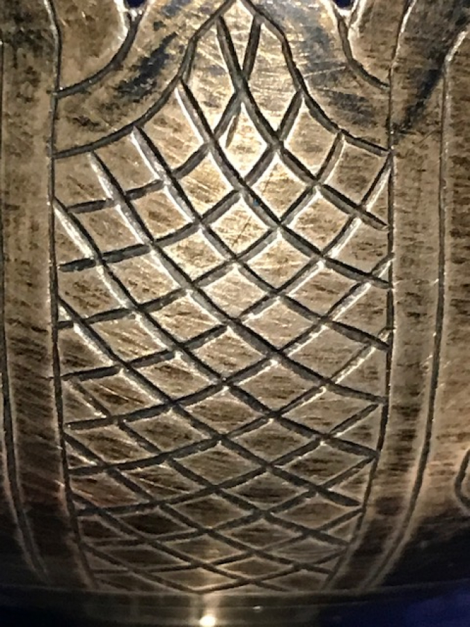 APDULHAMİT TURALI SAH DAMGALI GÜMÜŞ KALEM İŞÇİLİKLİ TEK ZARF