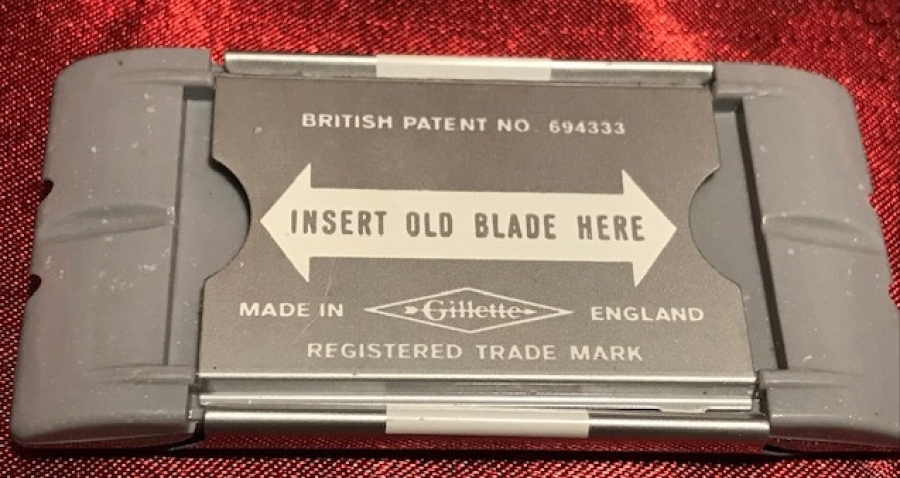 SİLVER GİLLETTE BLADES 7 STAINLESS ENGLAND METAL JİLET KUTU
