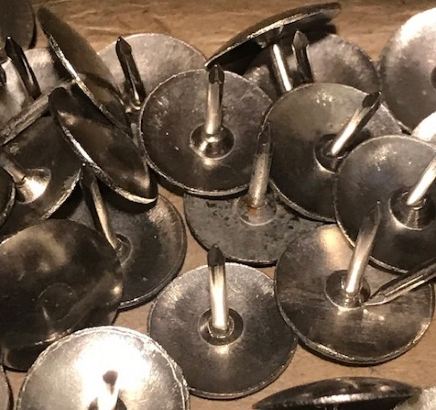 RAPTİYE SOLİD HEAD THUMB TACKS ENGLAND  KUTUSUNDA KULLANILMIŞ