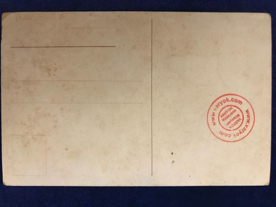 ATLI AMBULANS OSMANLI HİLALİAHMER KARTPOSTAL CEPHEDEN  YARALILARIN  HASTANE TAŞINMASI