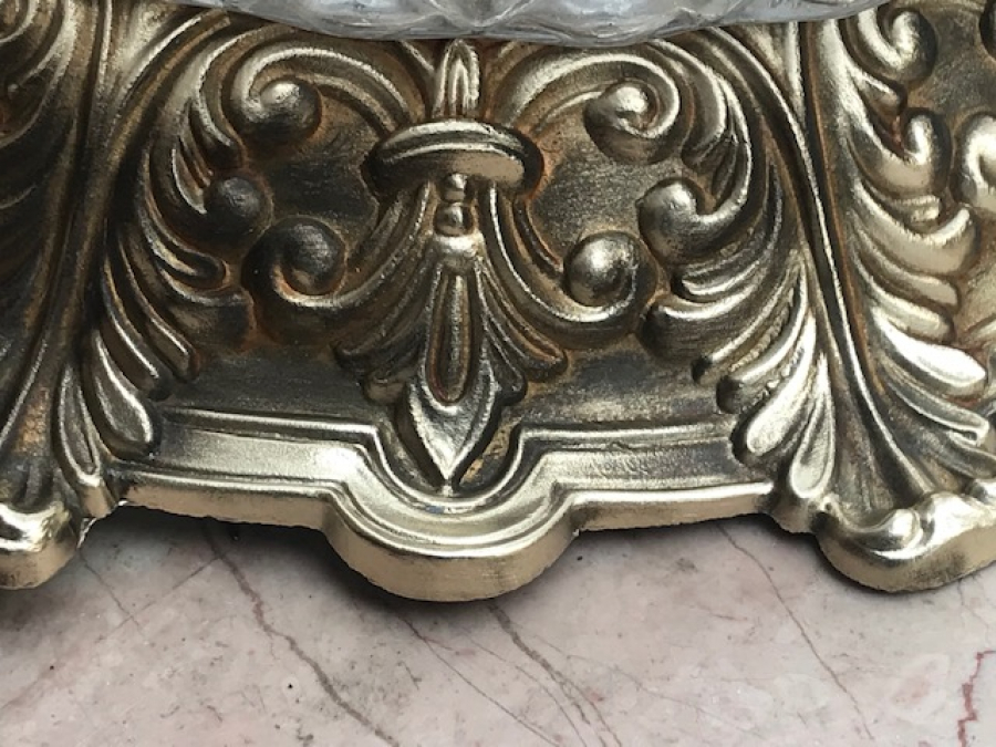 PİRİNC BİLLÜR DAMLA DESEN CAM TAVAN LAMBASI 1960 LAR SORUNSUZ