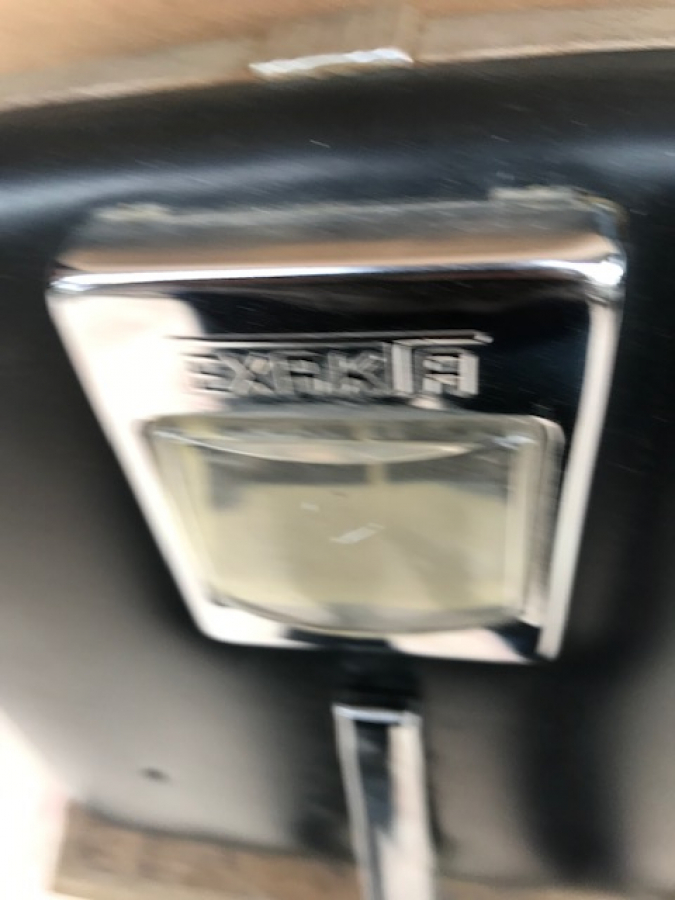  EXAKTA KROM SİYAH DERİ TARTI BASKUL 130 KG MEKANİK TERAZİ