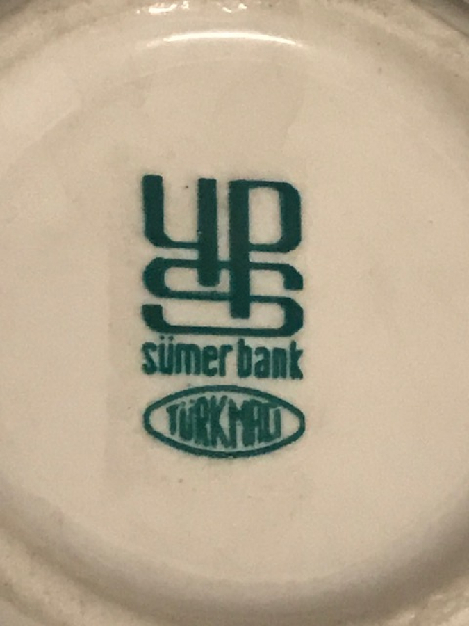 SÜMERBANK CAY FİNCANI CİFT SORUNSUZ PORSELEN