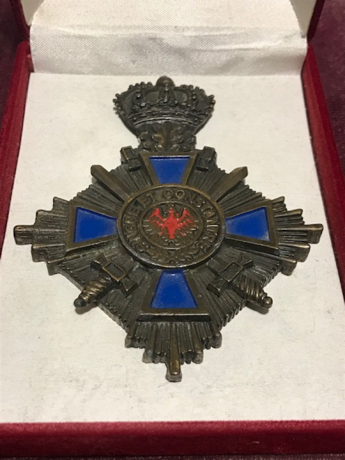  SİNGRE ET CONSTANTRE MEDAL KURŞUN NİŞAN MADALYA