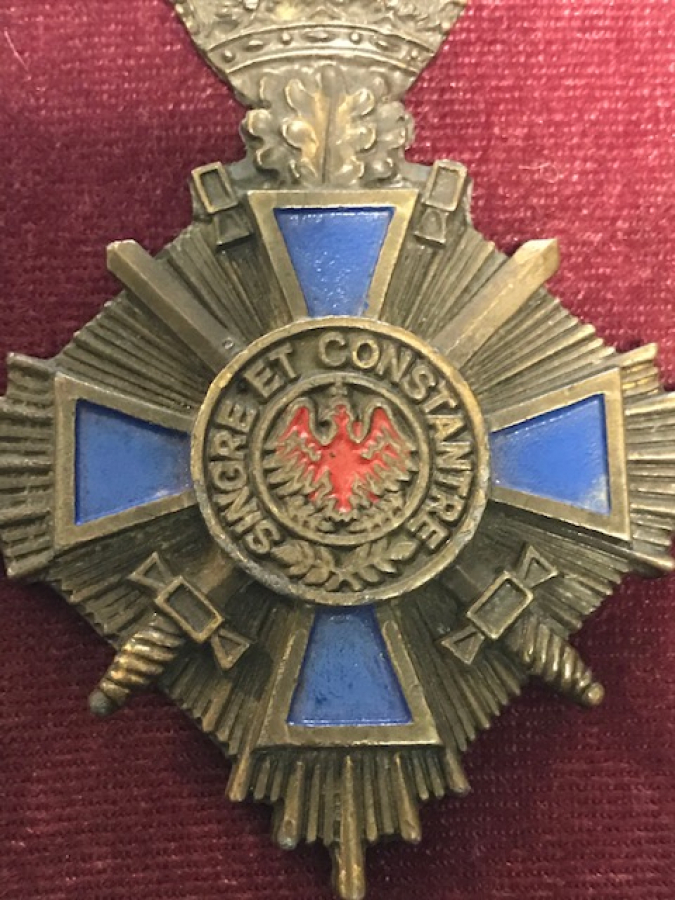  SİNGRE ET CONSTANTRE MEDAL KURŞUN NİŞAN MADALYA