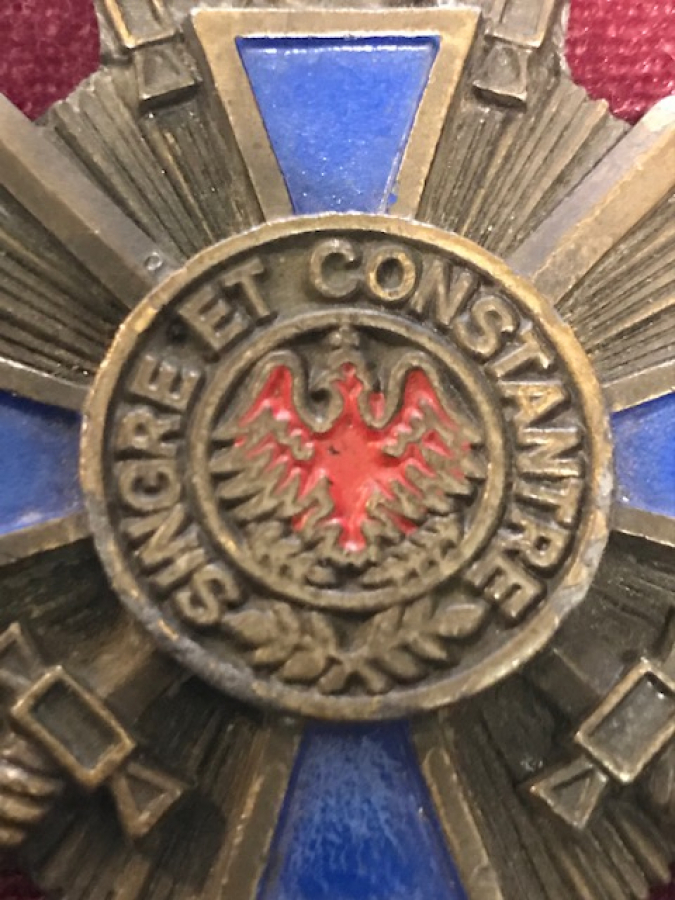  SİNGRE ET CONSTANTRE MEDAL KURŞUN NİŞAN MADALYA