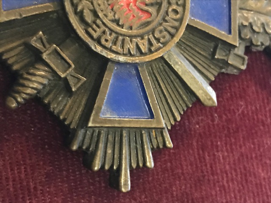  SİNGRE ET CONSTANTRE MEDAL KURŞUN NİŞAN MADALYA