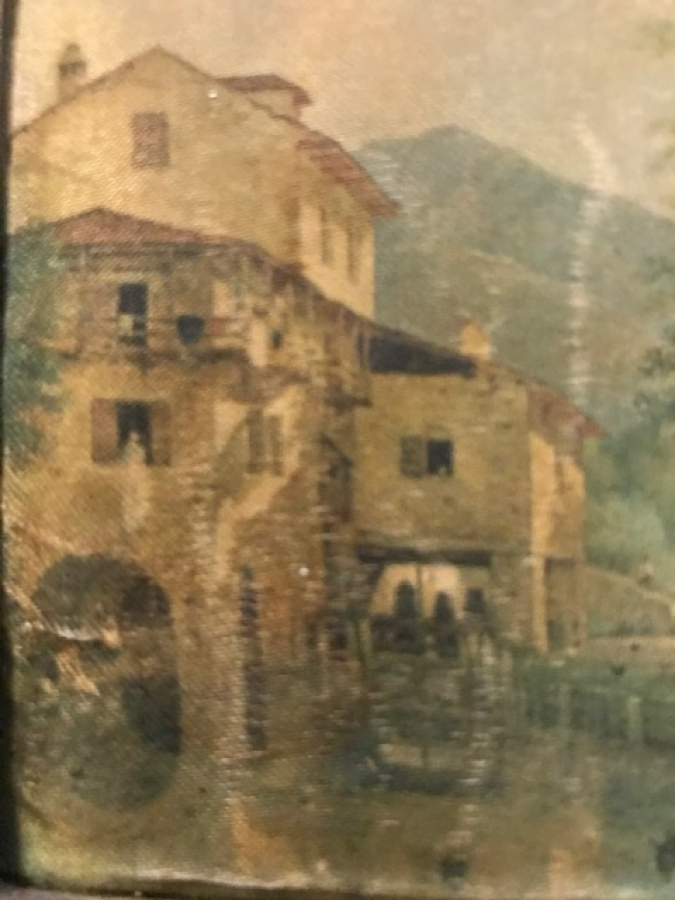 AHŞAP CERCEVE SAYILI MÜZE İPEK BASKI 1960