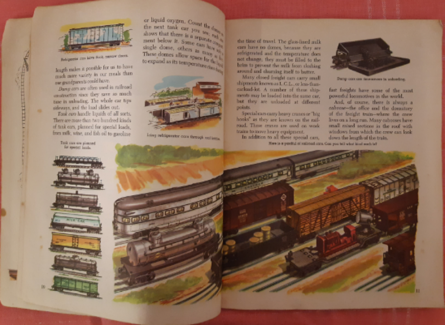 TRAINS THE GOLDEN BOOK OF A GOLDEN PLAY BOOK TREN İN ALTIN KİTABI 1953