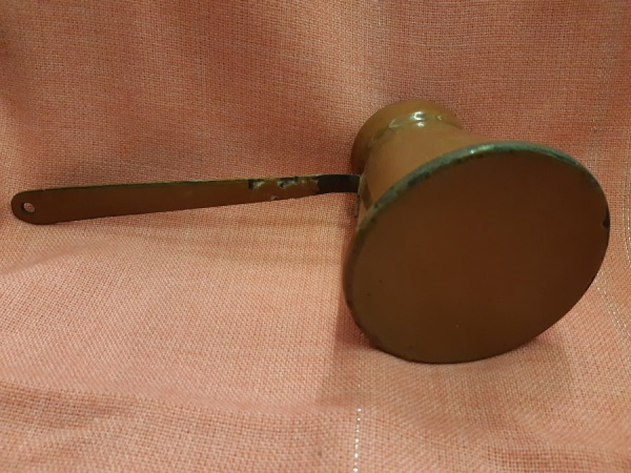 TİRYAKI KULPLU TEK FİNCANLIK EMAYE CEZVE 