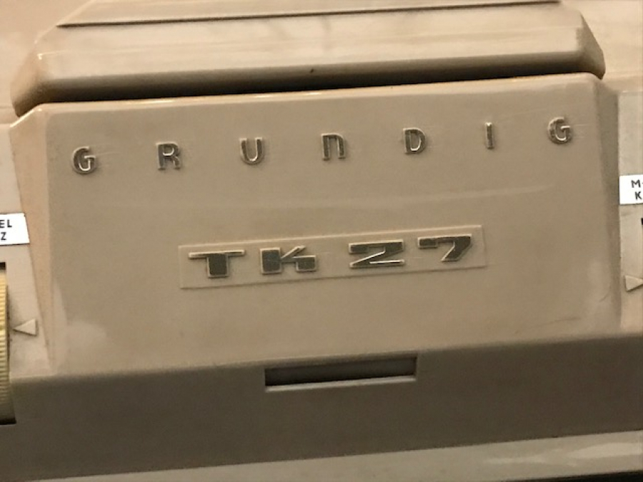 GRUNDIG TK 27 MAKARALI 6 LAMBALI TEYP CALAR ALMAN MALI 220 VOLT