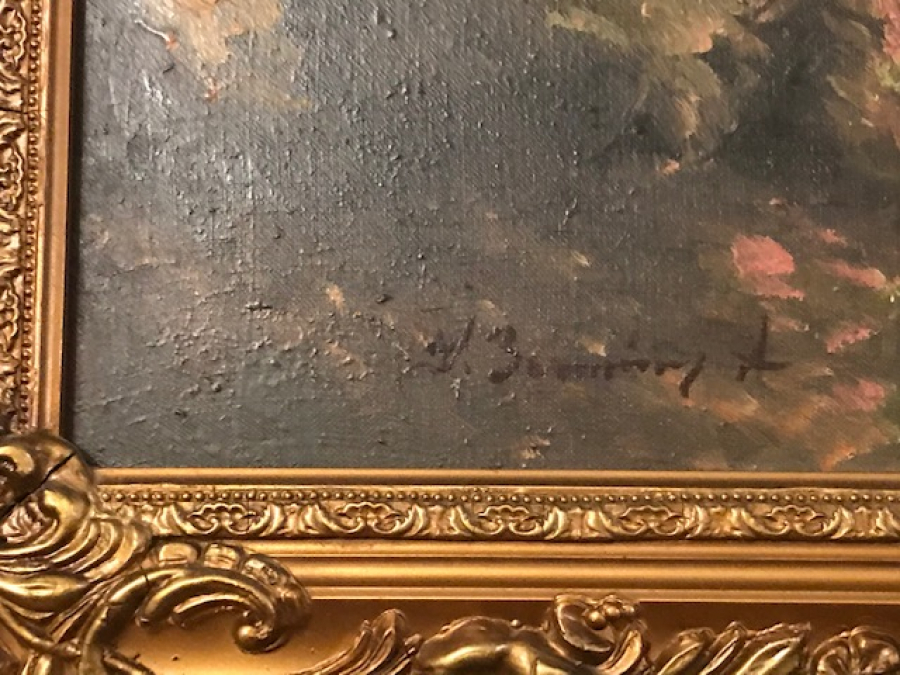 HAYDAR BESİM AYDAR İMZALI YAGLI BOYA ORJİNAL CERCEVESİNDE DENİZ  CALIŞMASI