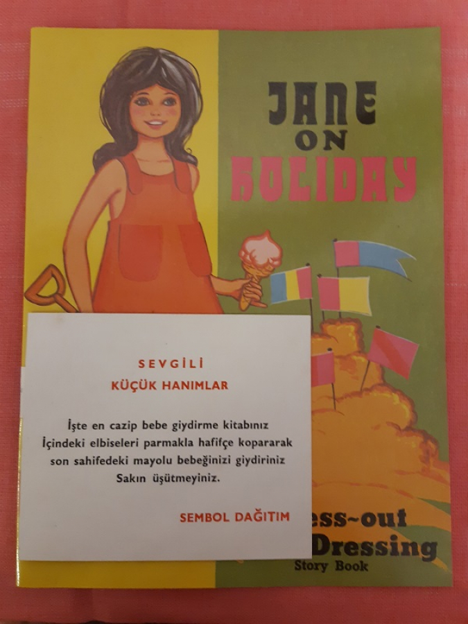 COCUK OYUNCAK GİYDİRME KİTABI JANE ON BUCIDAY PRESS OUT DOLL DRESSİNG STORY BOOK DEAN 