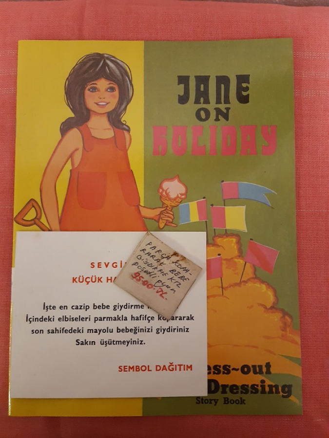COCUK OYUNCAK GİYDİRME KİTABI JANE ON BUCIDAY PRESS OUT DOLL DRESSİNG STORY BOOK DEAN 