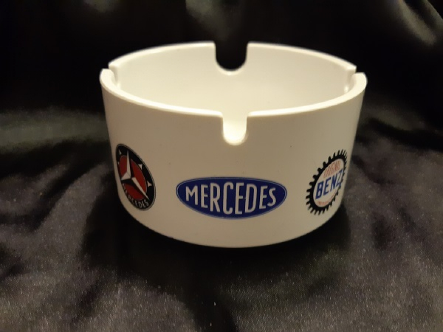 KÜL TABLASI MELAMİN MERCEDES OTO REKLAMLI KÜLLÜK 