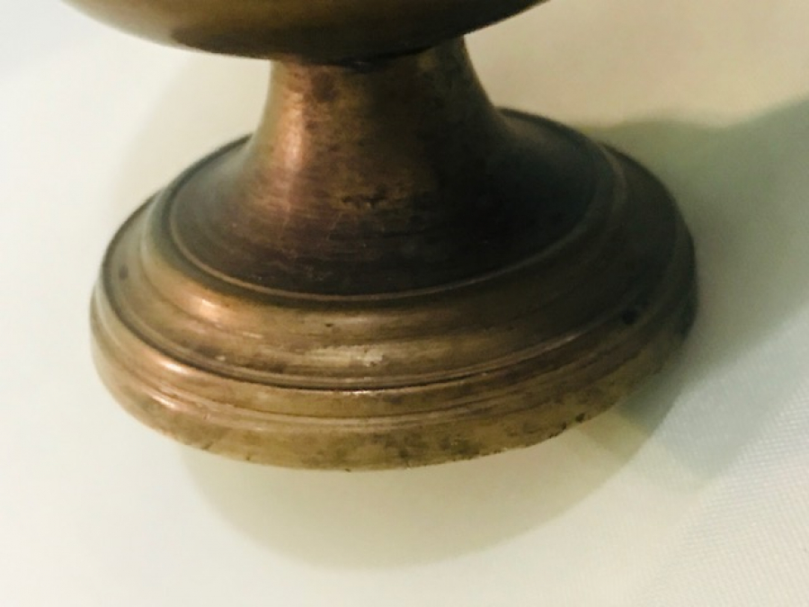 OSMANLI BRONZ KUPLU TAŞINANBİLİR  KÖZLÜK  