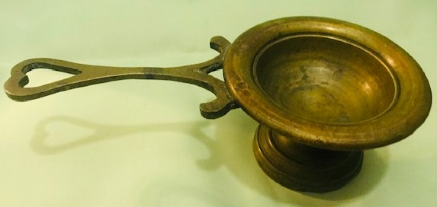 OSMANLI BRONZ KUPLU TAŞINANBİLİR  KÖZLÜK  