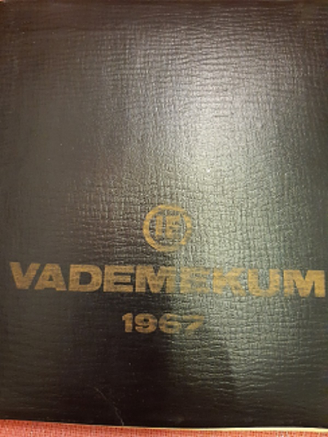 VADEMEKUM  IE 1967 DOKTOR İBRAHİM ETEM 