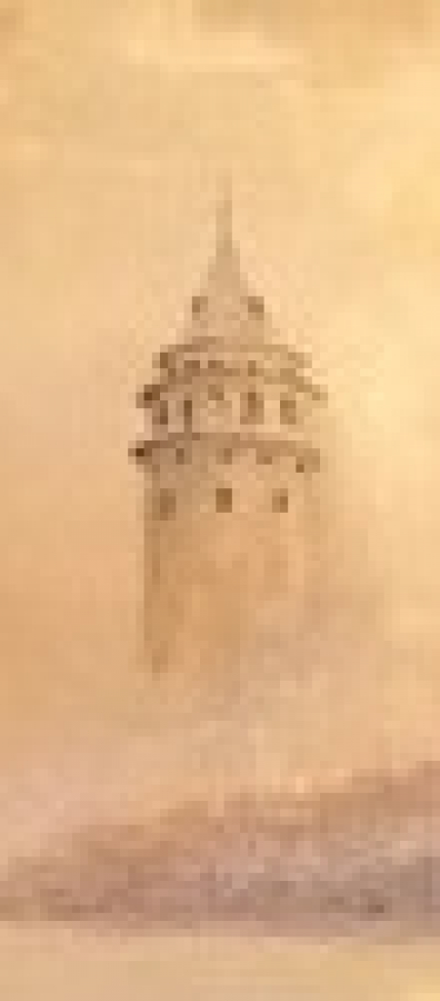 D.1944  O.2024 YAKUP HÜSEYİNZADE İMZALI İSTANBUL TUAL ÜZERİ YAGLI BOYA CALIŞMASI