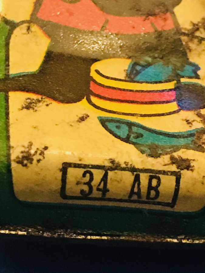 YERLİ LESİ TENEKE OYUNCAK UFAK BOY ARABA 