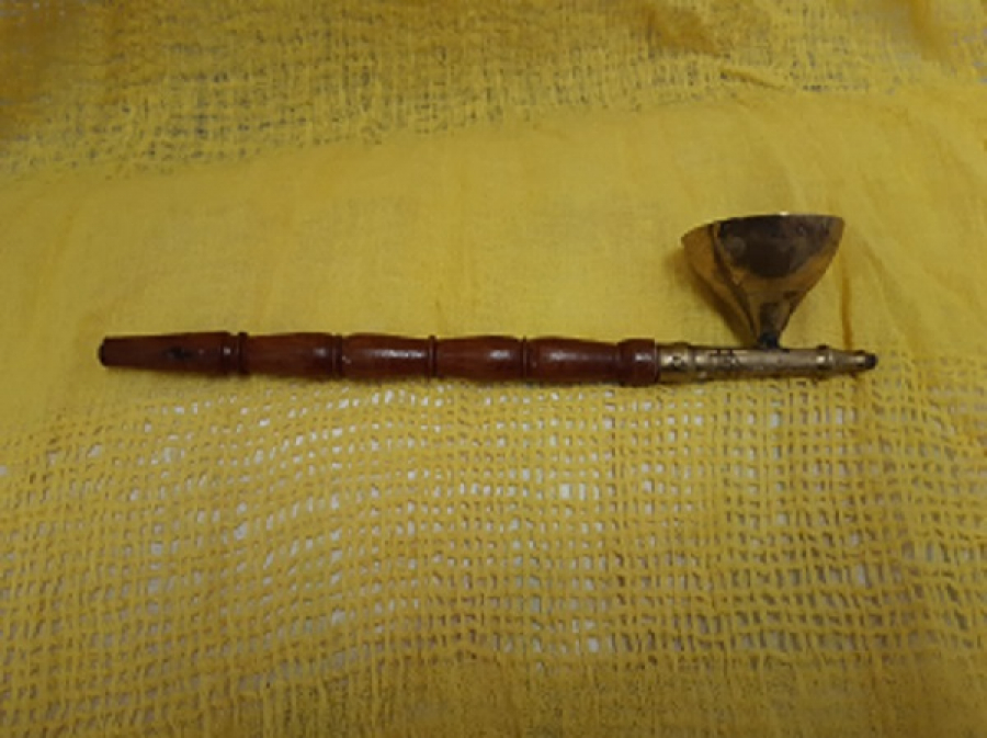 AHŞAP VE BRONZ MUM SÖNDÜRME APARATI 