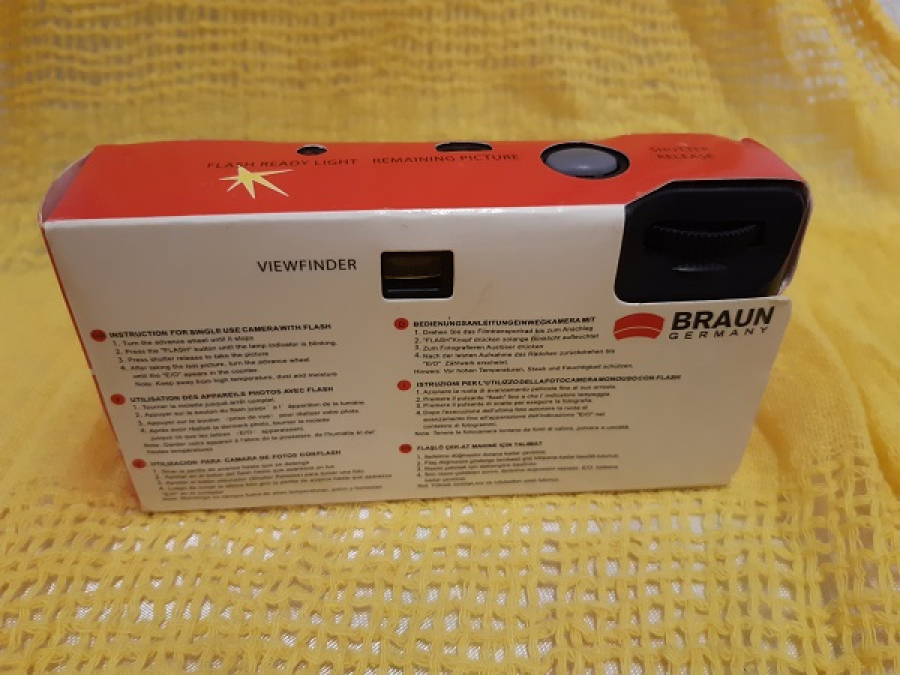 BRAUN GERMANY DEVELOP BEFORE 07 - 2011 FOTO KAMERA FOTOGRAF MAKİNESİ