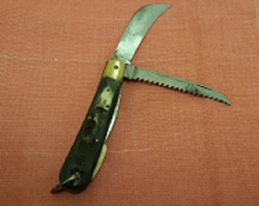 EL YAPIM SAP KISMI BOYNUZ BAHCE AŞI CEP ÇAKI