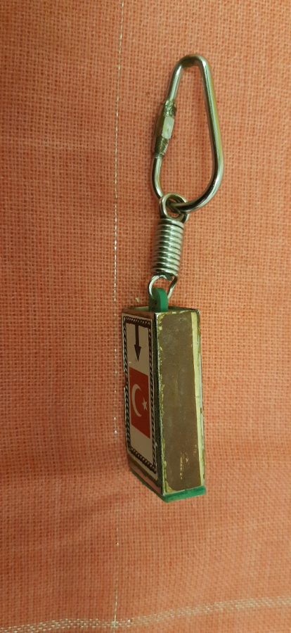 KİBRİT TÜRK BAYRAKLI METAL ANAHTARLIK