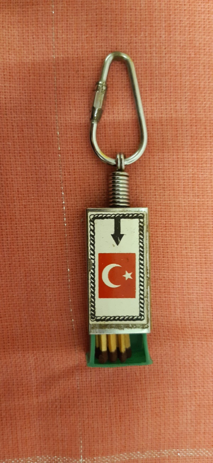 KİBRİT TÜRK BAYRAKLI METAL ANAHTARLIK