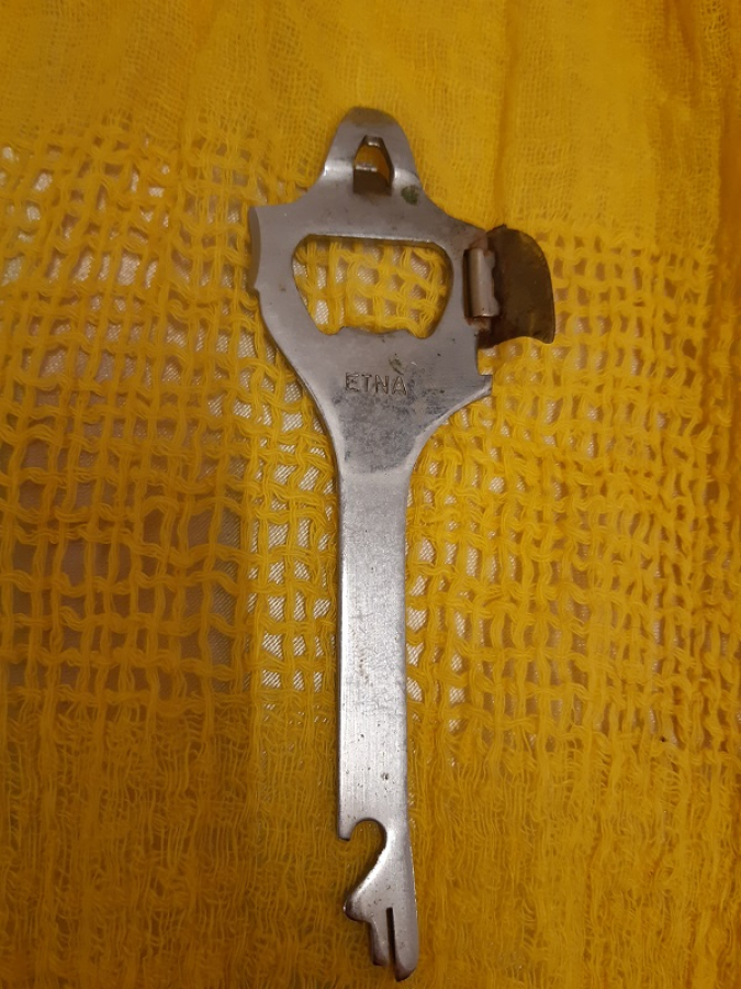 ETNA KONSERVE ŞİŞE KAPAK COK AMACLI KROM METAL AÇACAK 