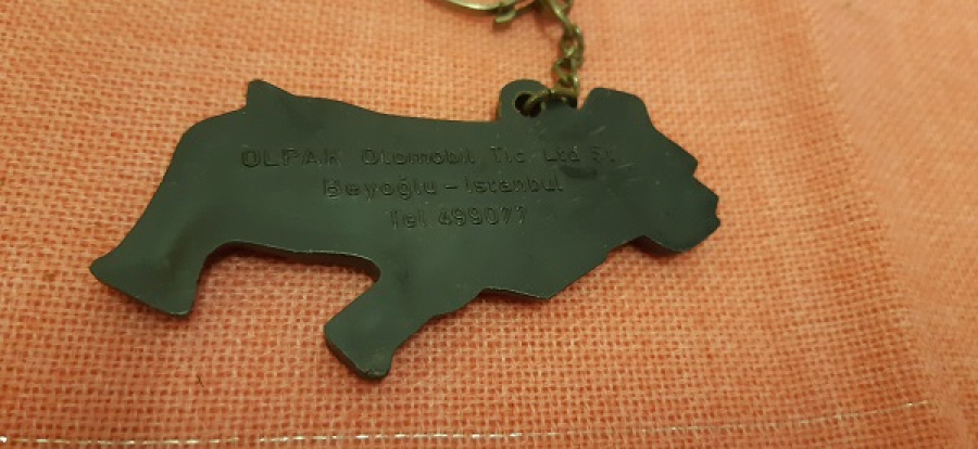 MACK OLPAK OTOMOBİL TİC. LTD. ŞTİ. BEYOĞLU - İSTANBUL TEL 499077 ANAHTARLIK