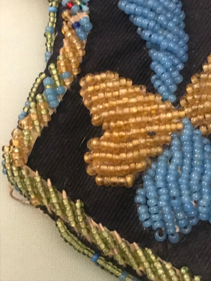 OSMANLI KESE BONCUK İŞİ İCERSİ OSMANLI BAYRAKLI PARA KESESİ TAMAMI EL İŞCİLİGİ