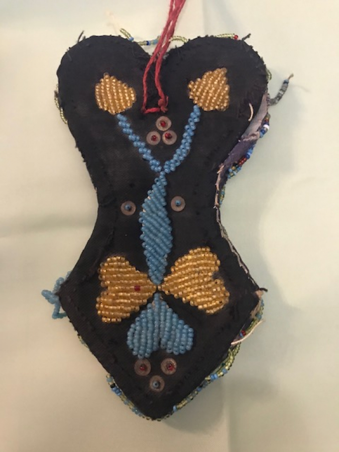 OSMANLI KESE BONCUK İŞİ İCERSİ OSMANLI BAYRAKLI PARA KESESİ TAMAMI EL İŞCİLİGİ